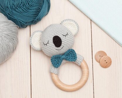 Koala rattle amigurumi pattern