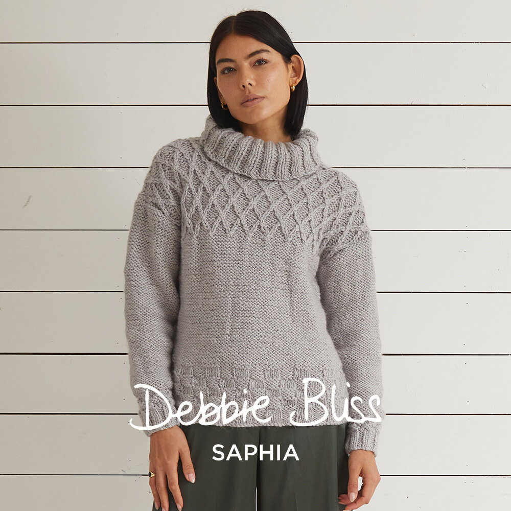 Debbie Bliss Diagonal Yoke Sweater PDF at WEBS