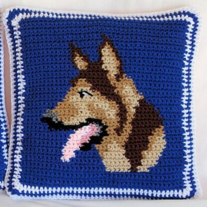 Cuddly Canines Afghan & Pillows