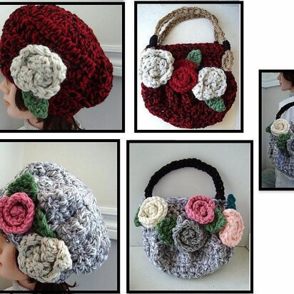 640 CHUNKY STYLE HAT AND BAG