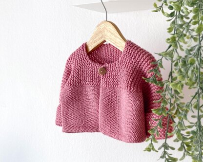 12 months - PINK LADY Knitted Cardigan
