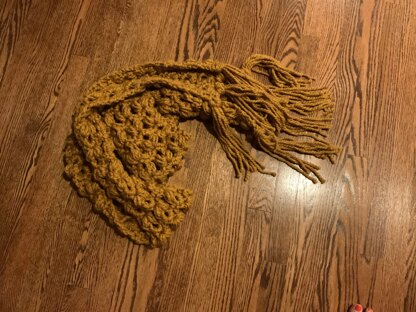 Butterscotch Tassel Scarf