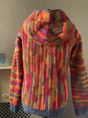 Sideways Hoodie Crochet pattern by SeyhallCrochetDesign