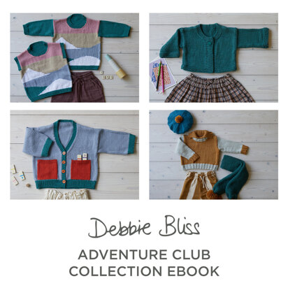 Adventure Club Collection Ebook - Knitting Pattern for Kids by Debbie Bliss