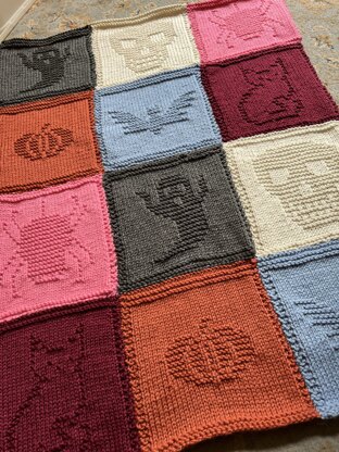Halloween Patchwork Blanket