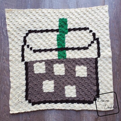 C2C Iced Coffee Afghan Square