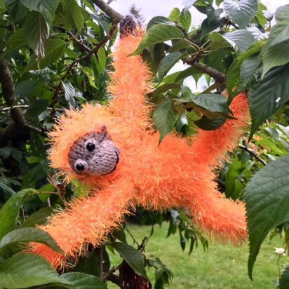 Knitted Baby Orangutan - knitting pattern