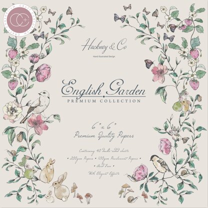Craft Consortium Double-Sided Paper Pad 6"X6" 40/Pkg - English Garden