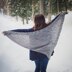 Blizzard Boulevard Reversible Shawl