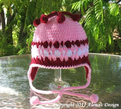 Crochet Cherries Hat