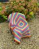 Rainbow square baby blanket by HueLaVive