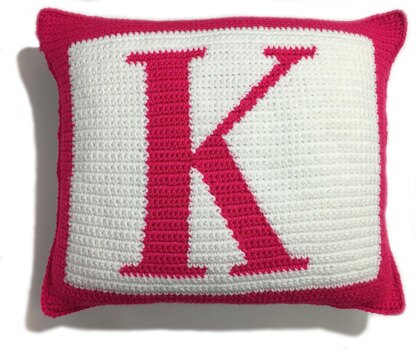 Letter K Pillow