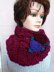 741 TURTLE NECK COWL and flower cluster