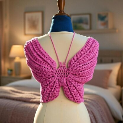 Crochet Bra Top Pattern PDF + Video Tutorial – Crop Top & Bikini Bralette DIY