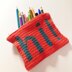 Hi! Tapestry Crochet zippered pouch