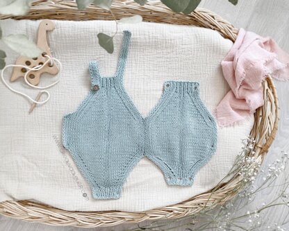 3-6 months - TWISTY DK Knitted Romper