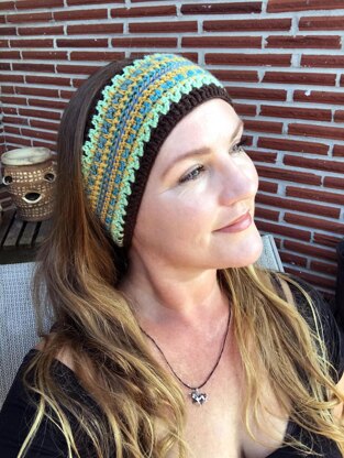 Bohemian Mint Ear Warmer