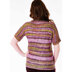 Trendsetter Yarns 6100L Fleur - Angled Slip Stitch T-Shirt Pullover PDF