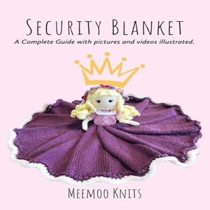 Meemoodolls Knit Princess Security Blanket. Blondie Doll.