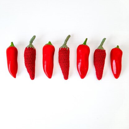 My Crochet Kitchen Chillies