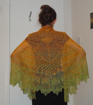 Home on the Range Lace Shawl