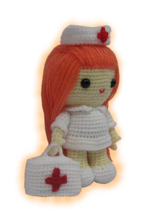 Nurse Jazzy - Amigurumi - PDF Crochet Pattern