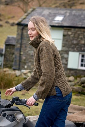 Blea Rock Sweater in The Fibre Co. Lore - Downloadable PDF