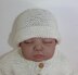 Baby Romper Suit Booties and Beanie Hat