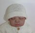 Baby Romper Suit Booties and Beanie Hat