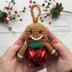 Gingerbread Man Jingle Bell Ornament