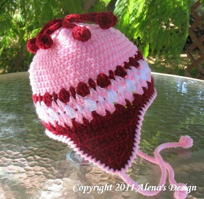 Crochet Cherries Hat