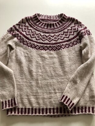 "Yvette Jumper" - Jumper Knitting Pattern For Women in Willow and Lark Woodland