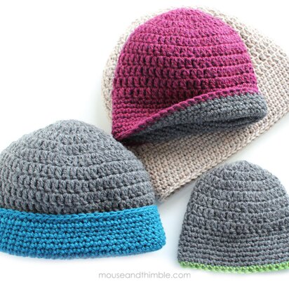 Binary Beanie Reversible Hat UK TERMS 9273