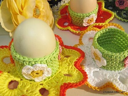 Easter Flower Egg Holder