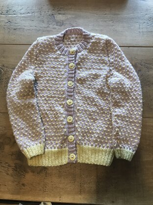 Sara's birthday cardi