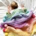 Little Gems Rainbow Pom Blanket