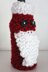 Knitted Santa Bottle Holder