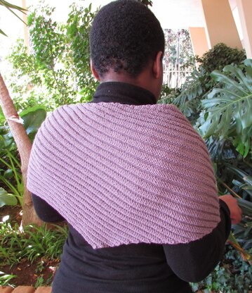 Simple Ridges Shawl