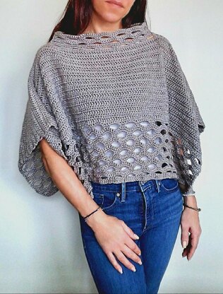 Adult & Girl Shell Poncho