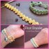 Pdf Pattern for crochet picot bracelet - Friendship/Love/Thinking of you bracelet - Easy Crochet pattern for beginners