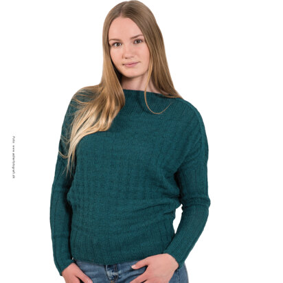 Broken Rib Sweater in BC Garn Baby Alpaca - 2445BC - Downloadable PDF