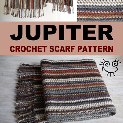 Jupiter crochet scarf