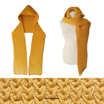 Amber Woods Hooded Scarf