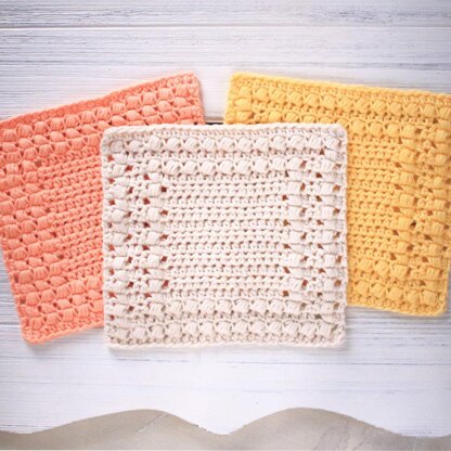 Cottage Square Dishcloth