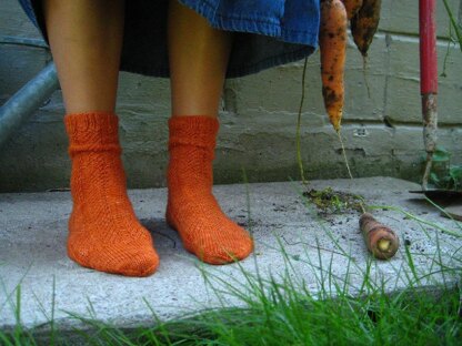 Roasted Carrot Socks