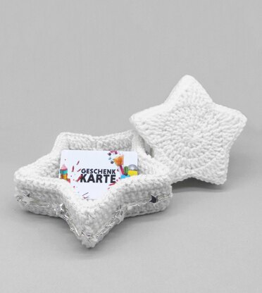 Crochet pattern star box - versatile for gifting & decoration