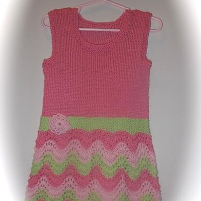 SUMMER BREEZE Lacy Toddler Dress