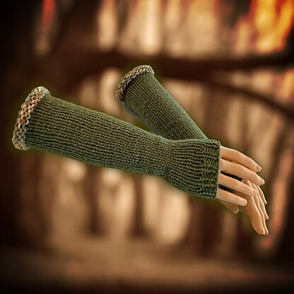 Basic Long Fingerless Gloves