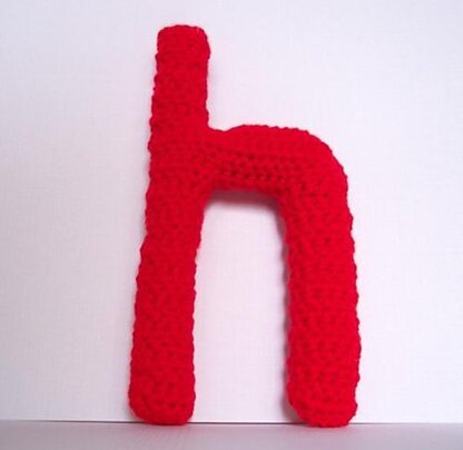 Lowercase H Alphabet Letter Pattern