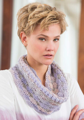 Le Papillon Cowl in Red Heart Boutique Unforgettable - LW4726 - Downloadable PDF